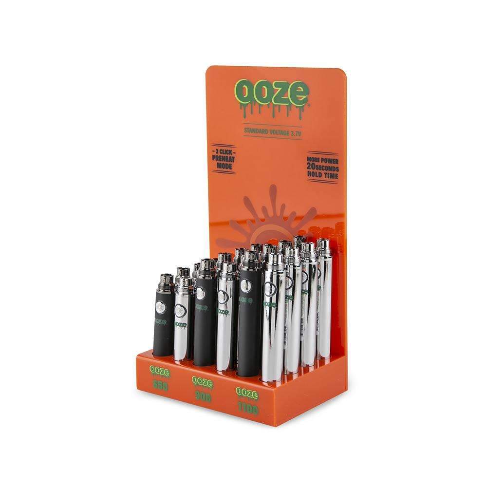 Ooze | Standard Vape Pen 24ct Battery Display JJ Trading Inc. Ooze | Standard Vape Pen 24ct Battery Display JJ Trading Inc.