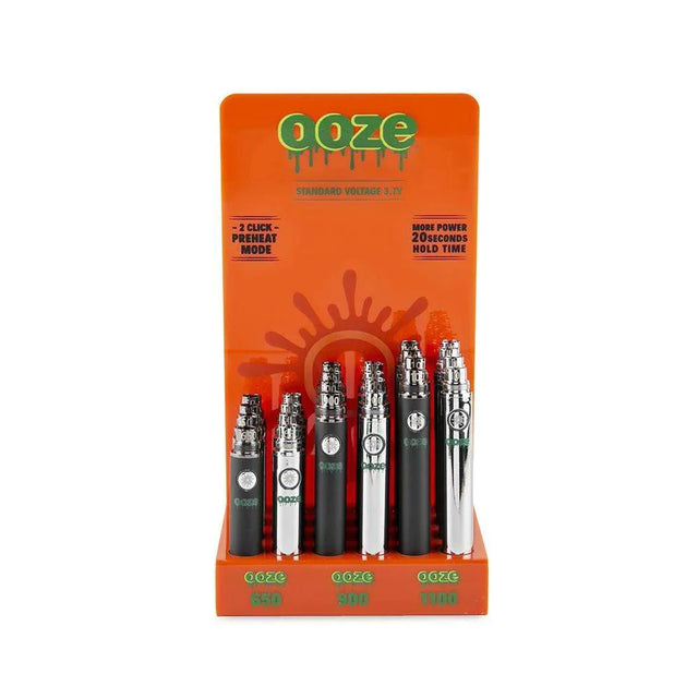 Ooze | Standard Vape Pen 24ct Battery Display JJ Trading Inc. Ooze | Standard Vape Pen 24ct Battery Display JJ Trading Inc.
