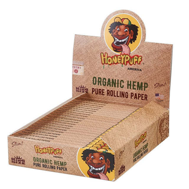 Honey Puff | Rolling Paper King Size – Organic Hemp [P1180-03] - 25 packs King Size Canadian Distributor