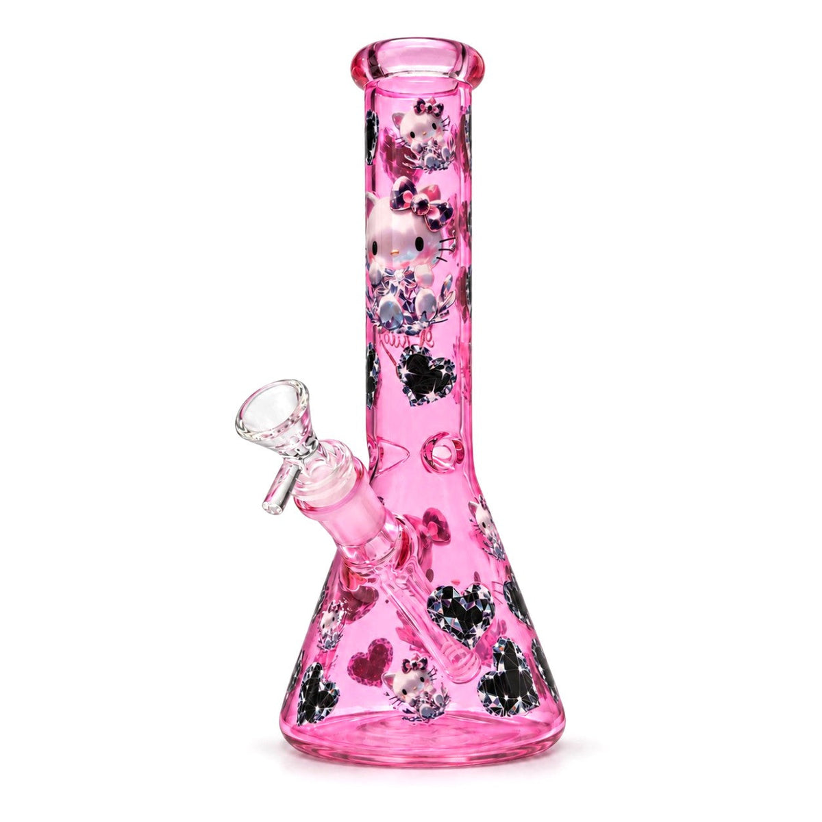 10" Cherry Bomb Glass Beaker Glass Bong Super Supplys Inc Sweetheart
