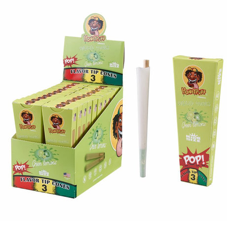 HoneyPuff | Pre-Rolled Flavored Cones – King Size (20 Packs/Display) [P1175] Pre-rolled Cone (Display Pack) Canadian Distributor Lemon