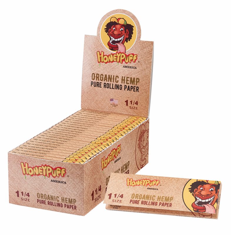 Honey Puff | Rolling Paper – Organic Hemp [P1181-03] 1 - 1/4" Size Canadian Distributor