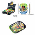 Honey Puff | Premium Paper Iron Rolling Tray – 5.5" [P1216] Display of 6 Tray Canadian Distributor