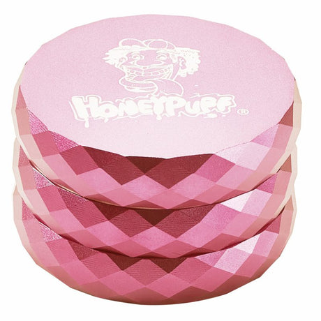 Honey Puff | 4 Parts 53mm Grinder [P1237] Regular Grinder Canadian Distributor Pink