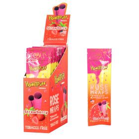 Honey Puff | Organic Flavored Rose Wraps – Box of 15 [P1291] Leaf Wrap Canadian Distributor Strawberry