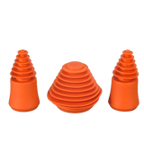 Honey Puff | Cleaner Plugs + Caps – Display of 6 [P1313] Cleaning Plug · Cap Canadian Distributor Orange