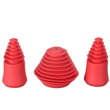 Honey Puff | Cleaner Plugs + Caps – Display of 6 [P1313] Cleaning Plug · Cap Canadian Distributor Red