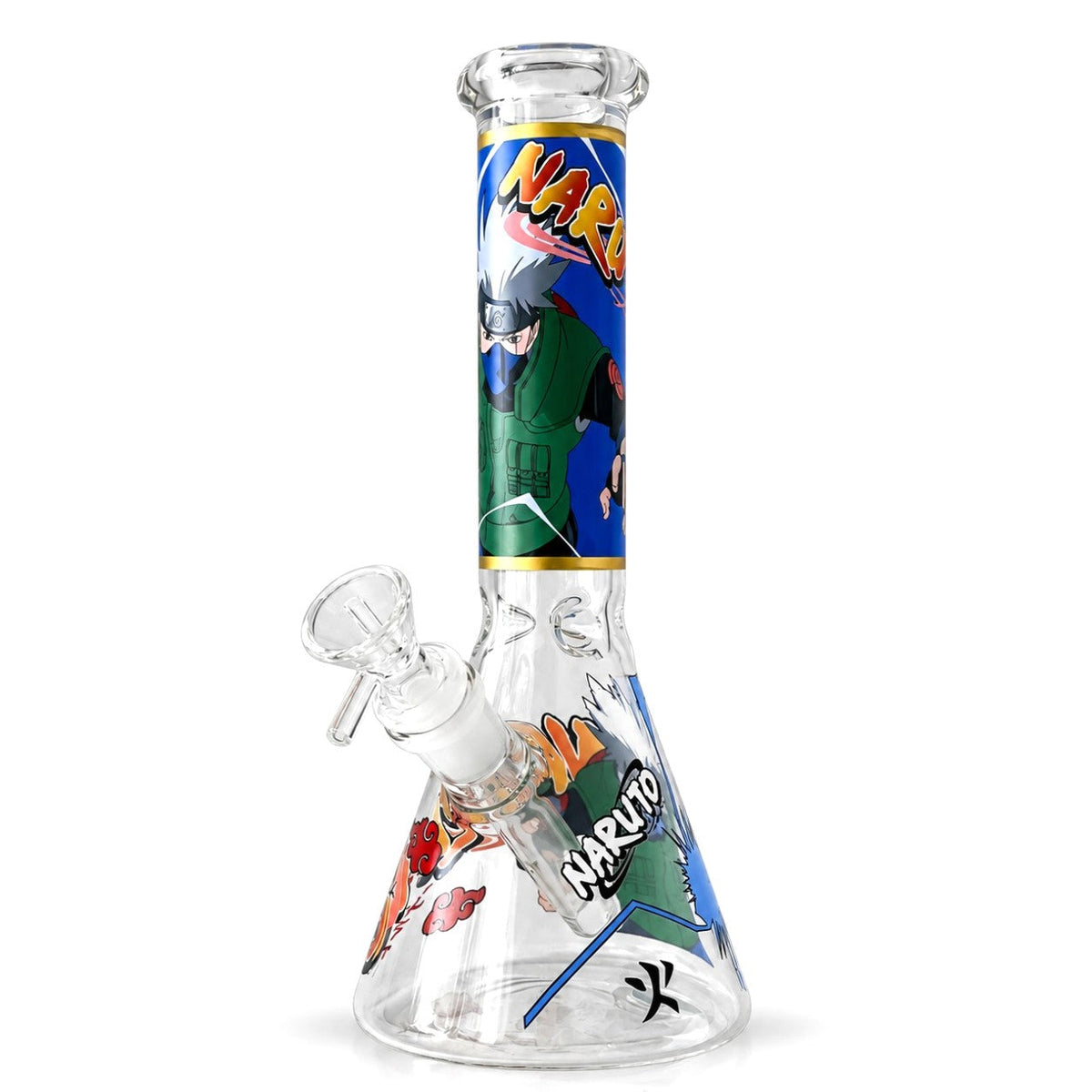 10" Ninja Anime Glass Beaker Glass Bong Super Supplys Inc B