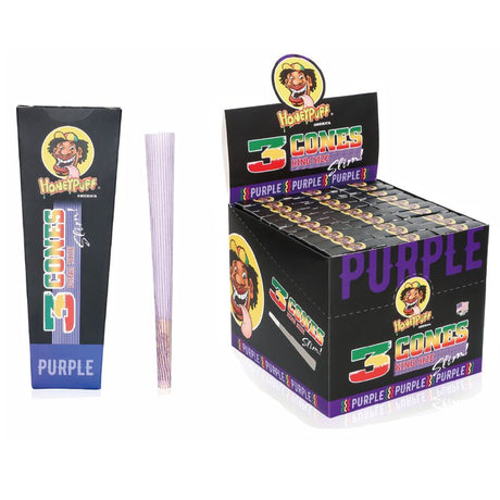 HoneyPuff | Pre-Rolled Cones – Slim Colored Paper (King Size, 20 Packs/Display) [P8203]