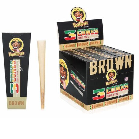 HoneyPuff | Pre-Rolled Cones – Slim Colored Paper (King Size, 20 Packs/Display) [P8203]