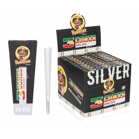 HoneyPuff | Pre-Rolled Cones – Slim Colored Paper (King Size, 20 Packs/Display) [P8203]
