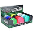 SC Pulsar Acrylic Grinder 3pc - 2.25" 12PC DISPLAY Assorted Colors