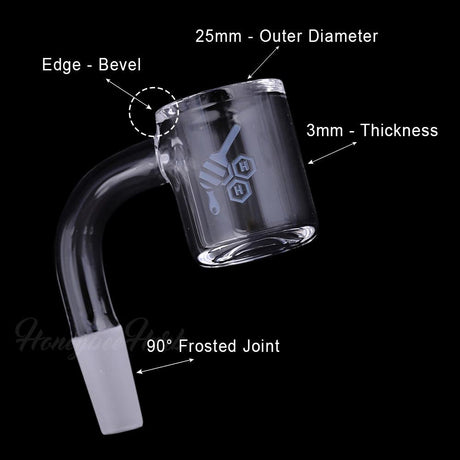 Honeybee Herb - ORIGINAL BEVEL Banger- - One Wholesale
