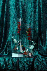 Red Eye Glass® | 12" Yin & Yang Beaker Bong (REG149) Glass Bong Smoking Cat Distribution