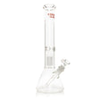 SC Red Eye Glass 16" Jammer Dual Chamber 8 Arm Tree Perc Beaker Bong