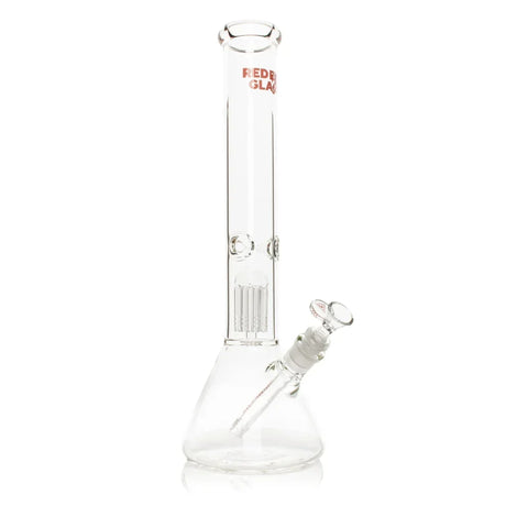 Red Eye Glass 16" Jammer Dual Chamber 8 Arm Tree Perc Beaker Bong Bongs Smoking Cat Distribution Default Title
