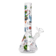 SC Red Eye Glass 10" Glow in the Dark Spaced Out Beaker Bong