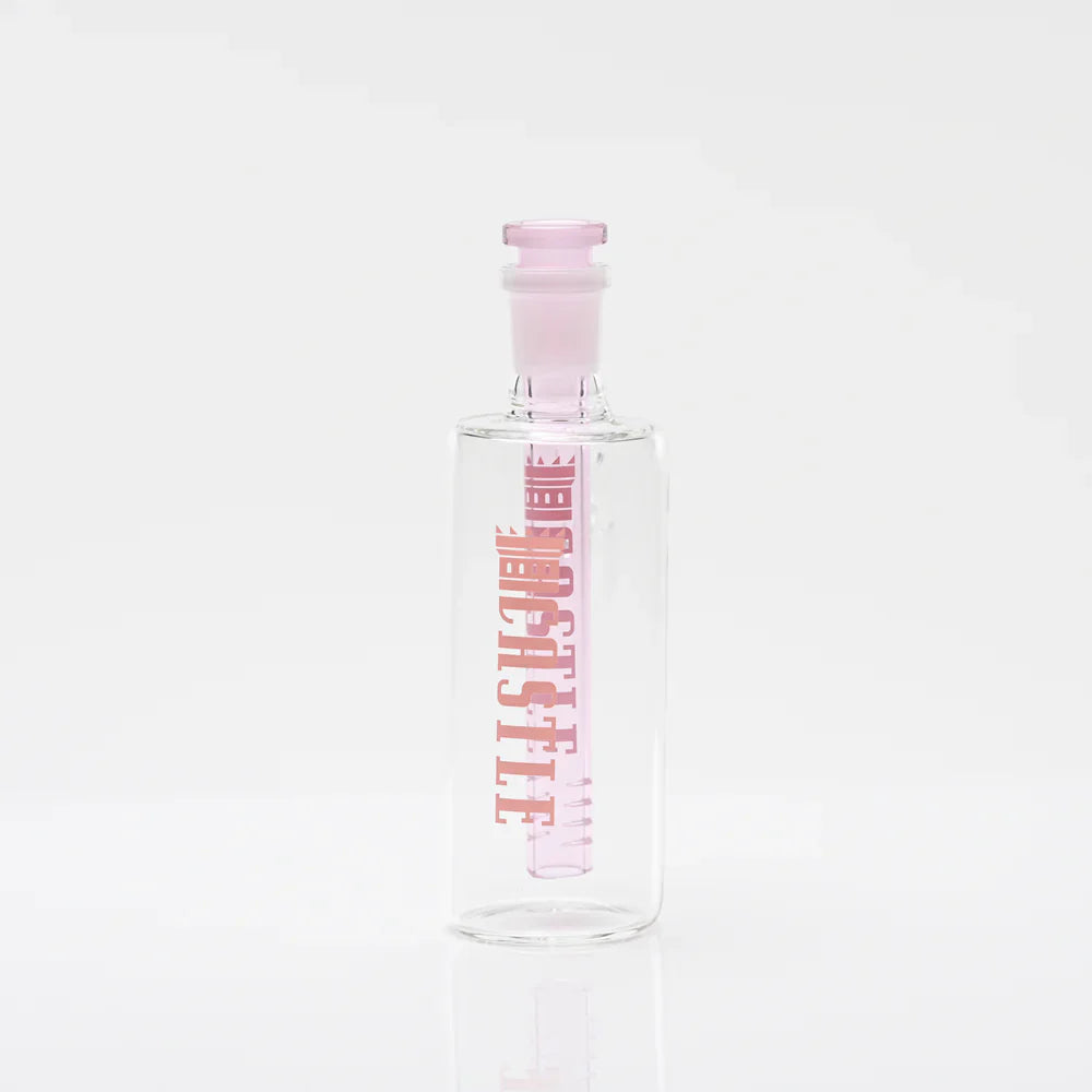 Castle Glassworks | 4-Slit Removable Ash Catcher – 14mm Ashcatcher · Percolator · Filter · Mouthpiece Castle Glassworks Pink