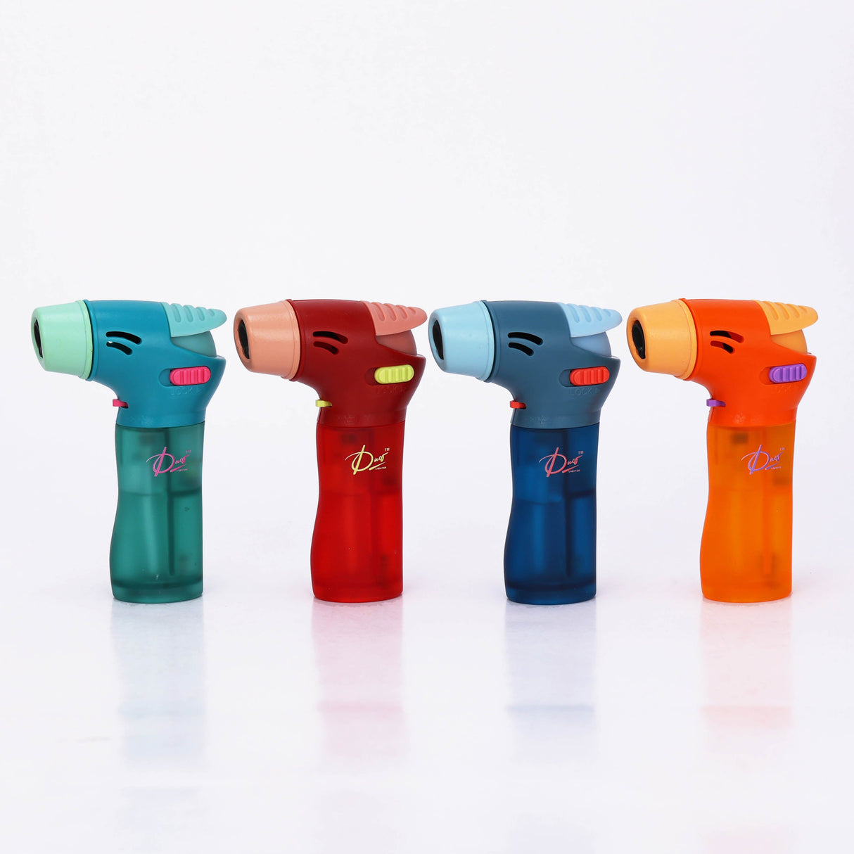 DUCO™ | ROYAL JET 3"– Frosty Rubberized Collection Torch Flame Lighter (Display of 12) Torch ONE TRADING