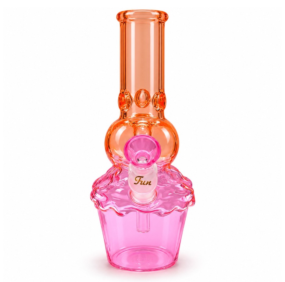 Fortune | 10" Character Cup Glass Water Pipe Glass Bong Fortune
