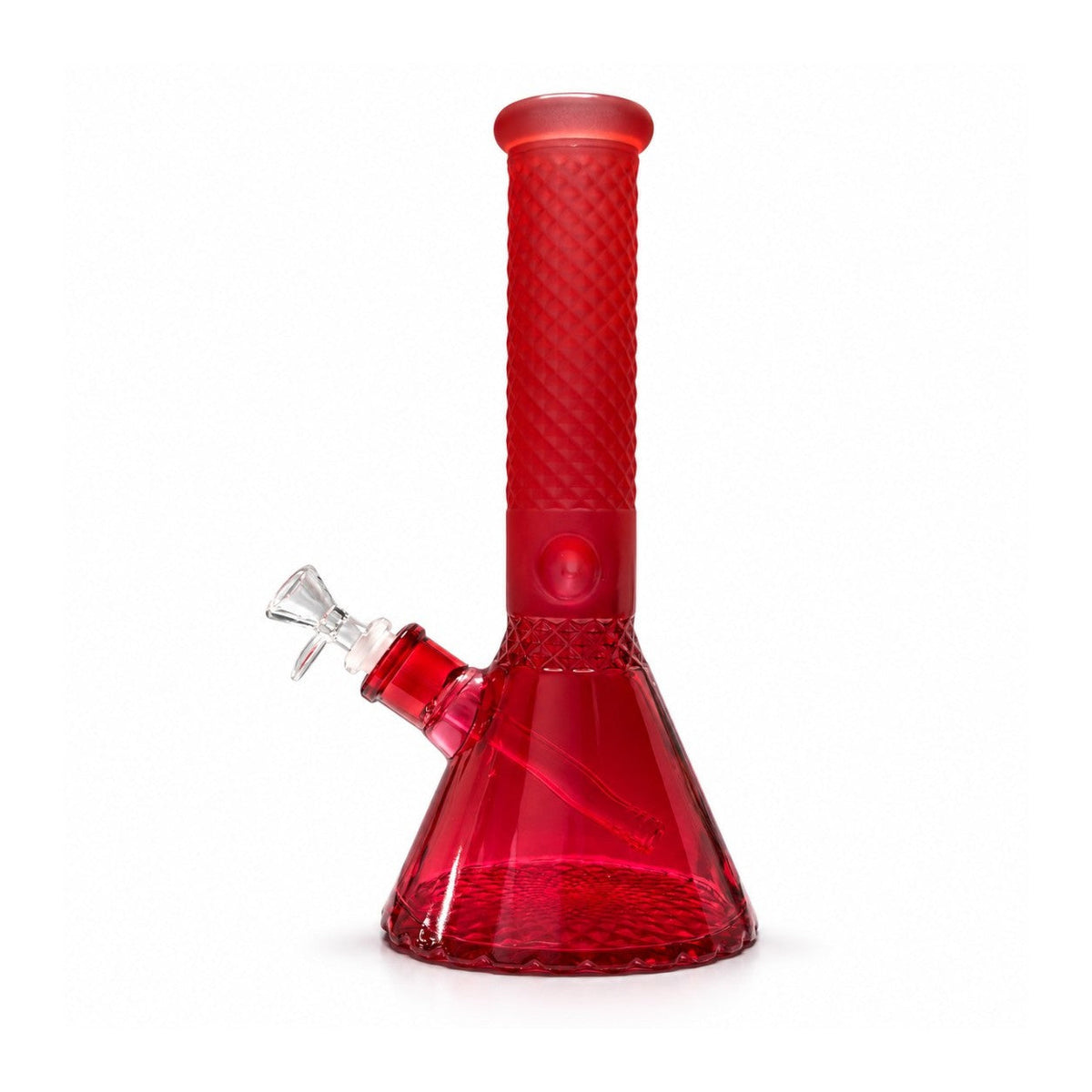 12.5" Crystal Facet Beaker Bong – 7mm Thick Glass Glass Bong Super Supplys Inc