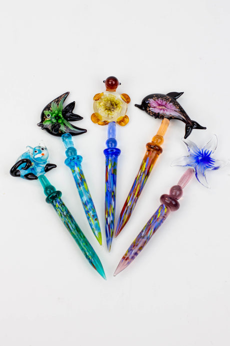 Animal Glass Dabber [SKGA1222] Pack of 5- - One Wholesale