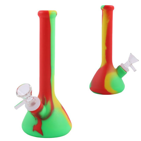 7.5″ Silicone Long Neck Bong [SMKE-076] Silicone Bong Canadian Distributor Rasta