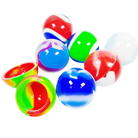 Silicone Wax Container-10 pcs/Bags Vial Canadian Distributor 6ml (wide) – 1.5" x 0.5"