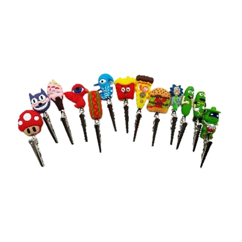 Silicone Cartoon Roach Clip Jar of 150 [SMKJ-125] Holder Canadian Distributor