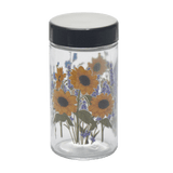 180ml Glass Storage Jar with Sticker Design – Compact & Stylish [SMKZ-145] Jar Canadian Distributor Sunflower