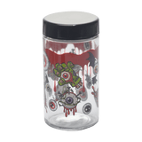 180ml Glass Storage Jar with Sticker Design – Compact & Stylish [SMKZ-145] Jar Canadian Distributor Poisonous mushrooms