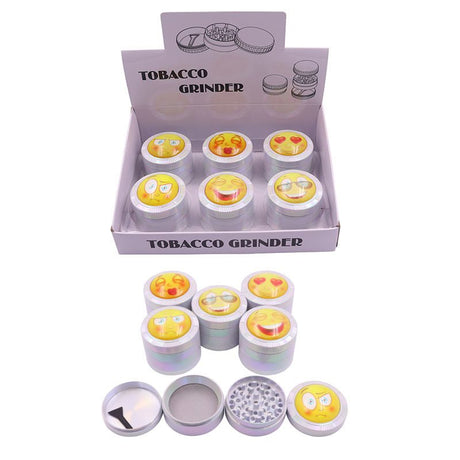4 Parts 55MM Mertal Grinder – 6pcs/Display [SMKZ128-9]