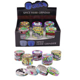 4 Parts 55MM Mertal Grinder – 6pcs/Display [SMKZ130]