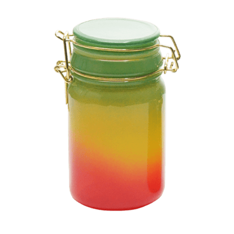 Rainbow Color Glass Storage Jar-Multiple Sizes Available [SMKZ-140] Jar Canadian Distributor 240 ml