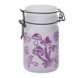 Purple Mushroom Glass Storage Jar-Multiple Sizes Available [SMKZ-142] Jar Canadian Distributor 240 ml