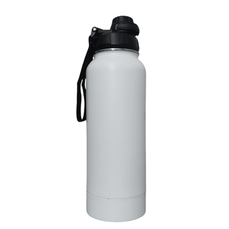 720ml Thermos Bottle with Lid & Carabiner – Dual Function Hidden Compartment [SMKZ-148] Diversion Bottle Canadian Distributor White