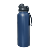 720ml Thermos Bottle with Lid & Carabiner – Dual Function Hidden Compartment [SMKZ-148] Diversion Bottle Canadian Distributor Dark Blue