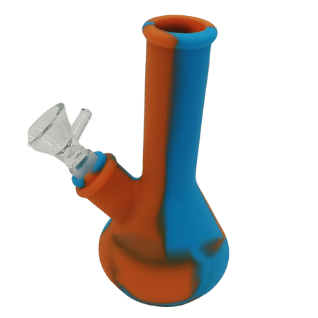 5″ Silicone Simple Style Bong [SMKZ151] Resin · Silicone · Plastic Bong Canadian Distributor Color E