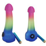 7″ Penis Smoking Glass Pipe [SMKZ160] Add some humor and fun to your collection with the 7″ Penis Sm Glass Bong Canadian Distributor Color B