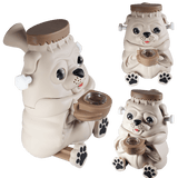 6″ Pug Silicone Water Pipe [SMKZ167] Resin · Silicone · Plastic Bong Canadian Distributor Brown