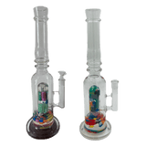 16" Assorted Center Piece Glass Waterpipe – 14mm Bowl