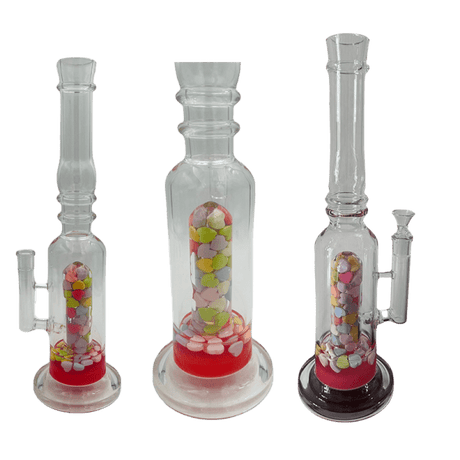 16" Assorted Center Piece Glass Waterpipe – 14mm Bowl