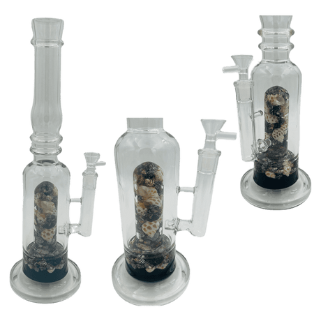 16" Assorted Center Piece Glass Waterpipe – 14mm Bowl