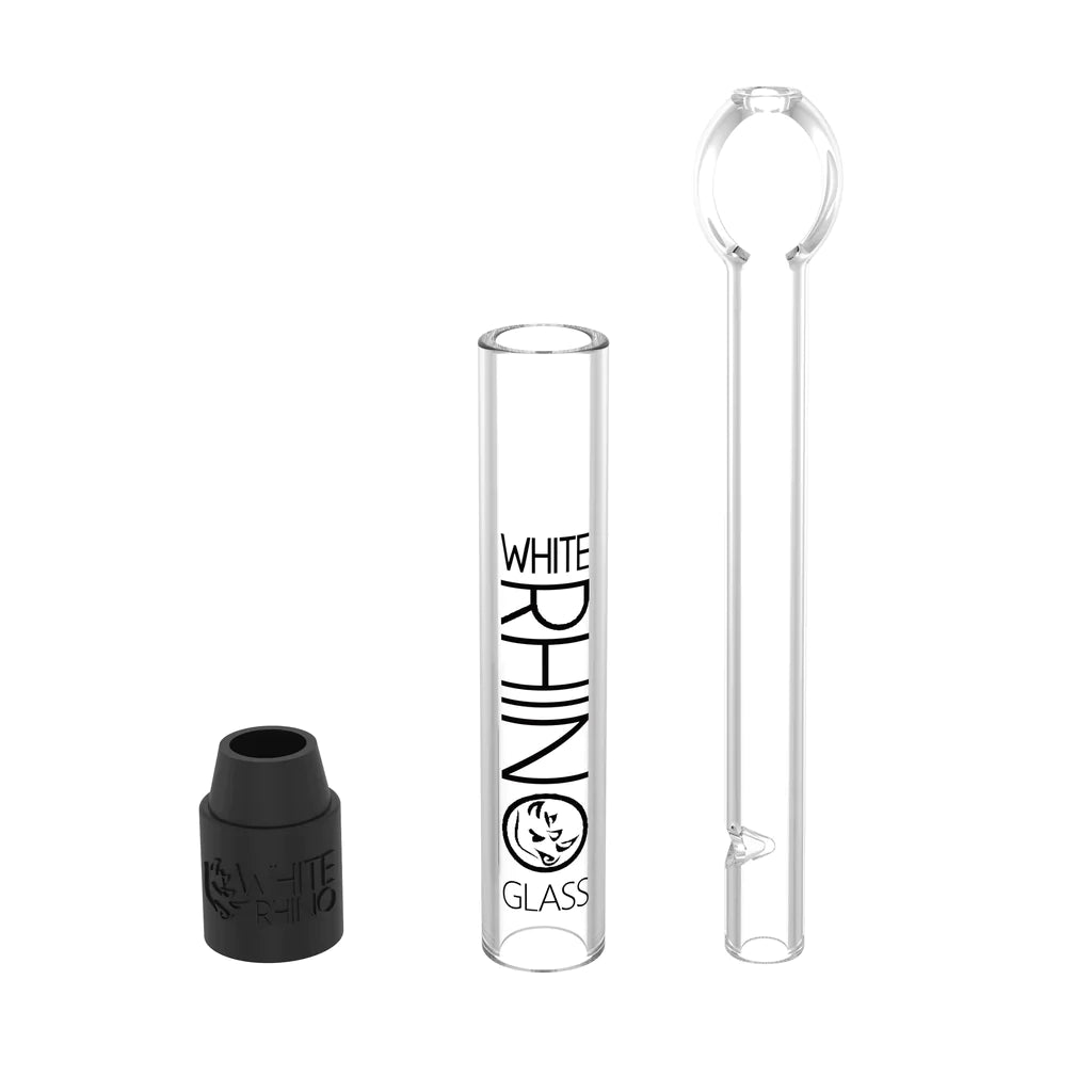 WHITE RHINO | Glass Blunt Slider 25ct Display