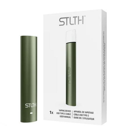 STLTH VAPE TYPE-C DEVICE Vaporizer ONE Green Metal
