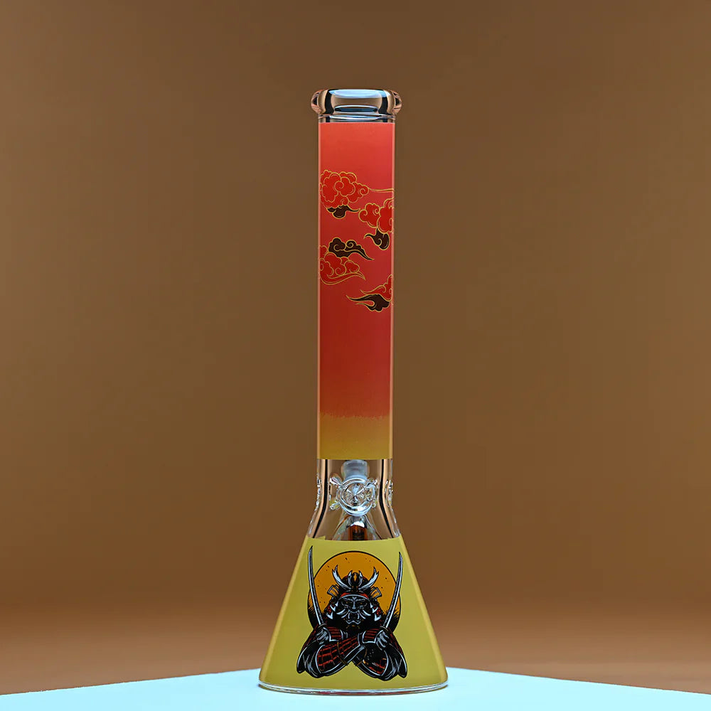 Castle Glassworks | 16" Samurai Bong – Extra Thick Glass (CG-201) Glass Bong Castle Glassworks