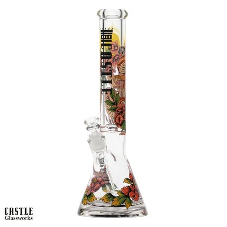 16" Serpent Beaker Bong - 9mm Thick Glass Glass Bong Castle Glassworks Default Title