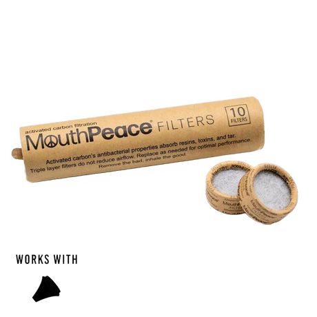 MOOSE LABS | Mouthpeace Large filter Replacements Box of 15 Refill Smoking Cat Distribution