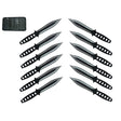 6″ Throwing Knives 12 Pcs Set – Black [T00045BK-12] Throwing Knife Canadian Distributor Black