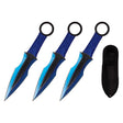 7.5″ Throwing Knives with Sheath 3 Pcs Set – Blue [T004207BL] Throwing Knife Canadian Distributor